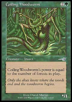 Coiling Woodworm (Nemesis) Near Mint