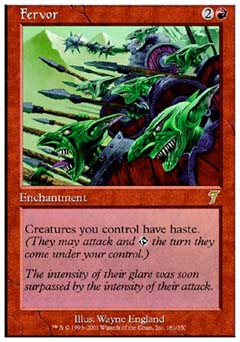 Fervor (7th Edition) Near Mint Foil