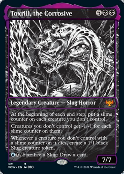 Toxrill, the Corrosive (Showcase) (Innistrad: Crimson Vow) Near Mint
