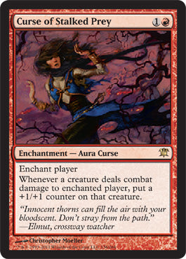 Curse of Stalked Prey (Innistrad) Near Mint Foil