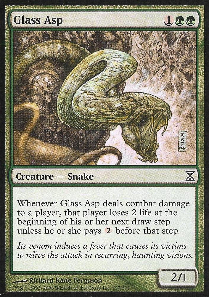 Glass Asp (Time Spiral) Light Play Foil