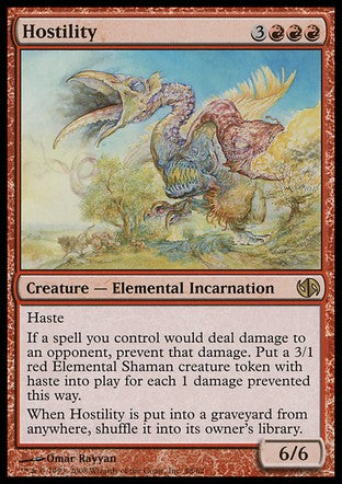 Hostility (Duel Decks: Jace vs Chandra) Near Mint Japanese
