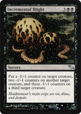 Incremental Blight (Shadowmoor) Near Mint Foil