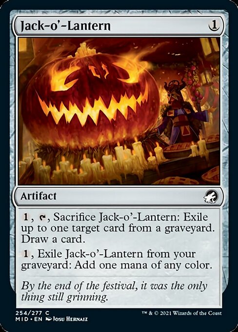 Jack-o'-Lantern (Innistrad: Midnight Hunt) Near Mint Foil
