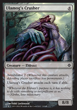 Ulamog's Crusher (Rise of the Eldrazi) Near Mint Foil
