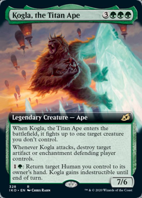 Kogla The Titan Ape (Extended Art) (Ikoria: Lair of Behemoths) Near Mint Foil