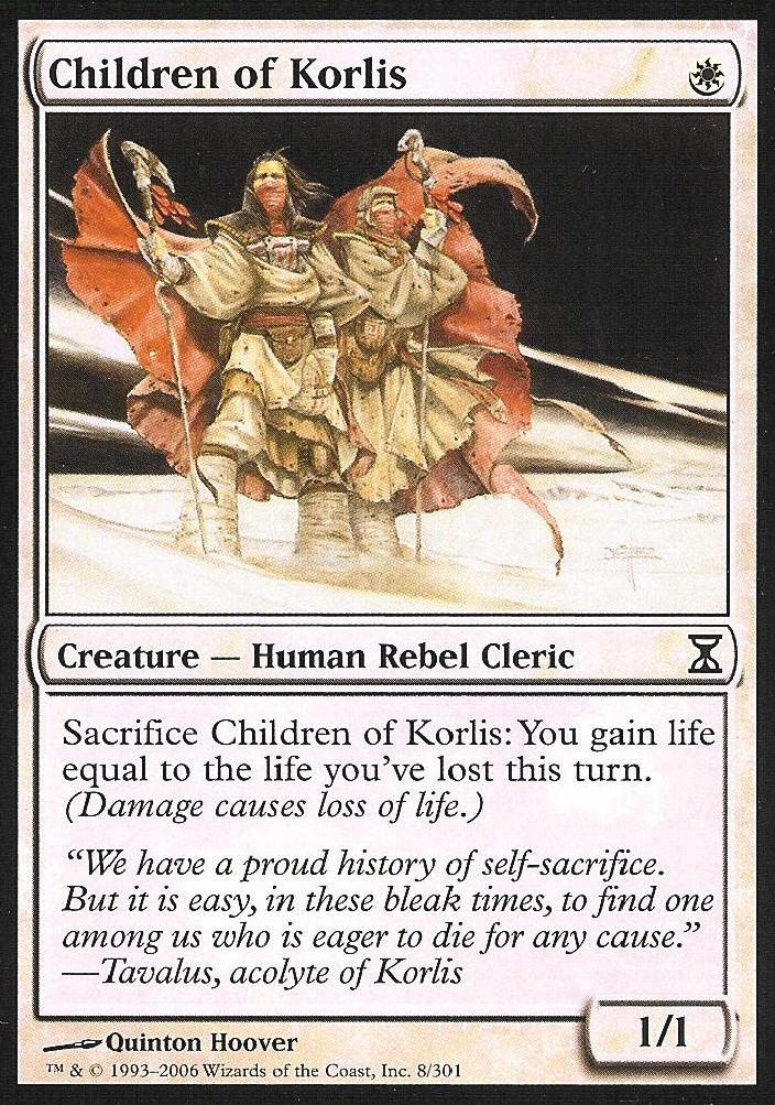 Children of Korlis (Time Spiral) Near Mint Foil