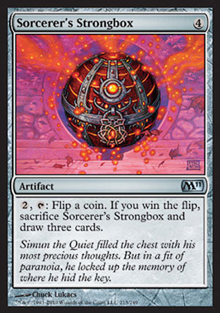 Sorcerer's Strongbox (Magic 2011 Core Set) Near Mint Foil