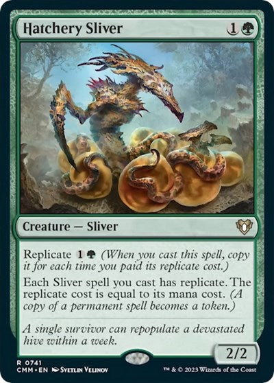 Hatchery Sliver (Commander Masters) Near Mint