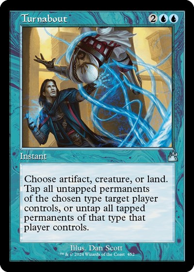 Turnabout (Retro Frame) (Ravnica Remastered) Near Mint