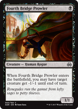 Fourth Bridge Prowler (Aether Revolt) Near Mint Foil
