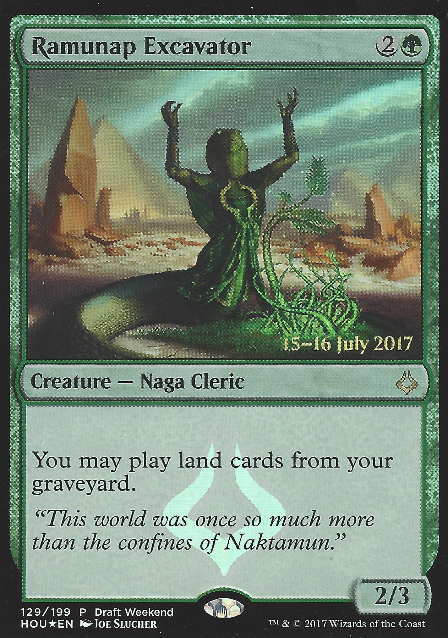 Ramunap Excavator (Draft Day) (Promotional Cards) Near Mint Foil