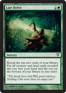 Lair Delve (Avacyn Restored) Near Mint Foil