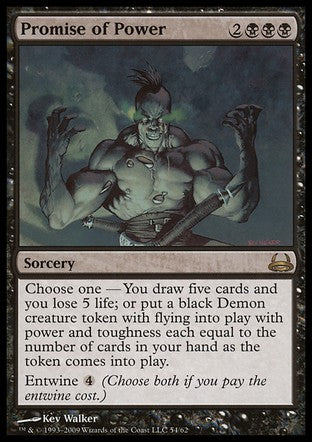 Promise of Power (Duel Decks: Divine vs Demonic) Near Mint