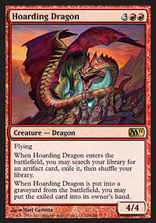 Hoarding Dragon (Magic 2011 Core Set) Near Mint Foil