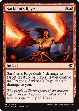 Sarkhan’s Rage (Dragons of Tarkir) Near Mint