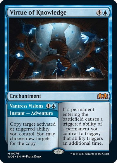 Virtue of Knowledge (Wilds of Eldraine) Near Mint Foil