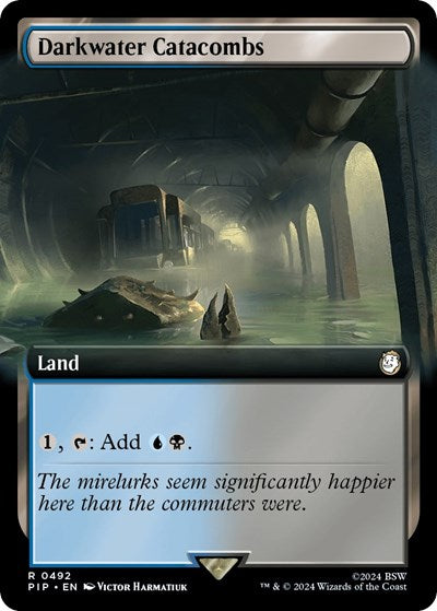 Darkwater Catacombs (Extended Art) (Universes Beyond: Fallout) Near Mint