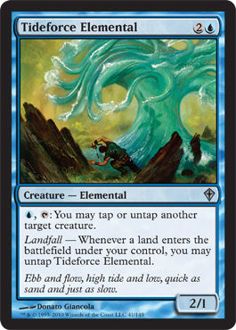 Tideforce Elemental (Worldwake) Near Mint Foil