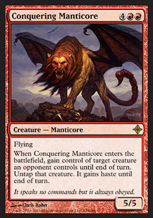 Conquering Manticore (Rise of the Eldrazi) Near Mint Foil