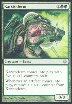 Karstoderm (Darksteel) Near Mint Foil