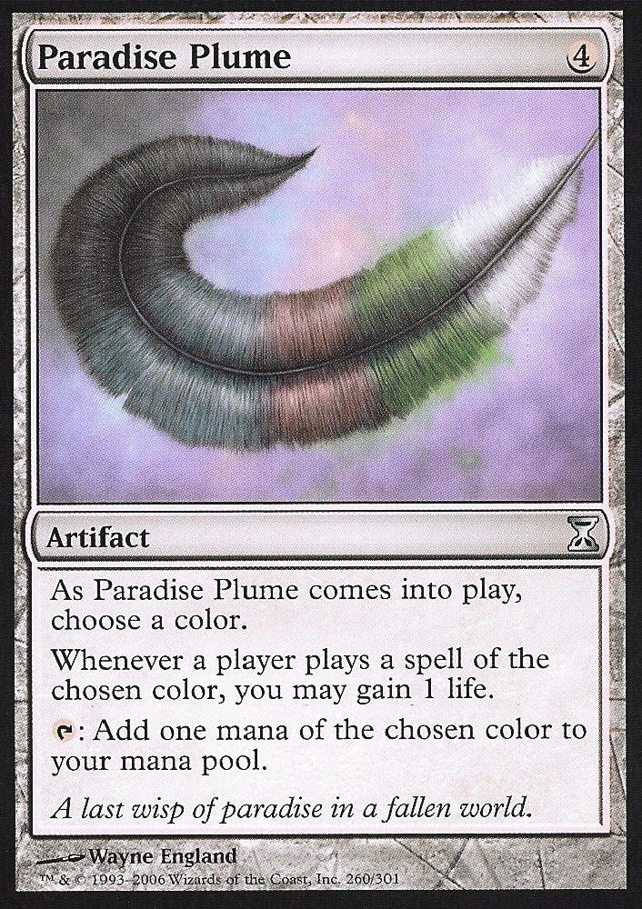 Paradise Plume (Time Spiral) Near Mint Foil
