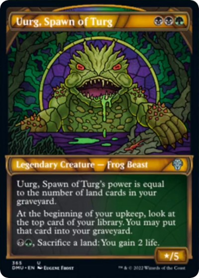 Uurg, Spawn of Turg (Textured Foil) (Dominaria United) Near Mint