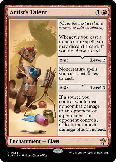 Artist's Talent (Bloomburrow) Near Mint Foil