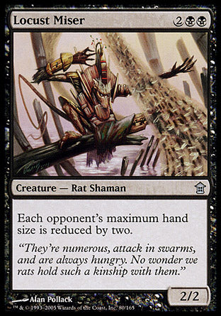 Locust Miser (Saviors of Kamigawa) Near Mint Foil