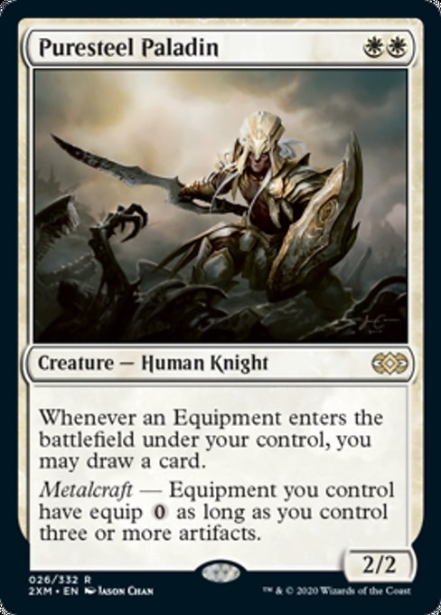 Puresteel Paladin (Double Masters) Near Mint