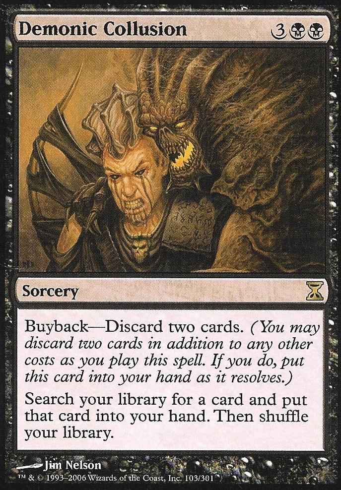 Demonic Collusion (Time Spiral) Near Mint Foil