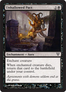 Unhallowed Pact (Avacyn Restored) Near Mint Foil