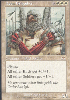 Aven Brigadier (Onslaught) Light Play Foil
