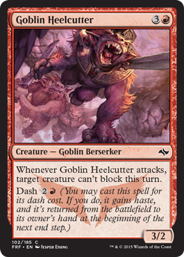Goblin Heelcutter (Fate Reforged) Near Mint Foil
