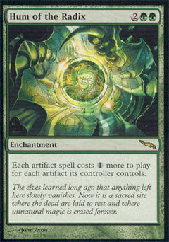 Hum of the Radix (Mirrodin) Light Play