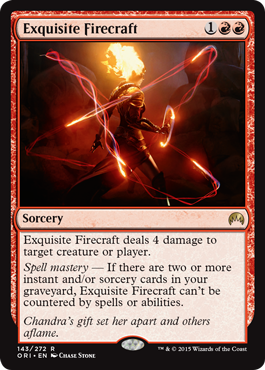 Exquisite Firecraft (Magic Origins) Near Mint Foil