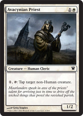 Avacynian Priest (Innistrad) Near Mint Foil