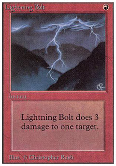 Lightning Bolt (Unlimited) Near Mint