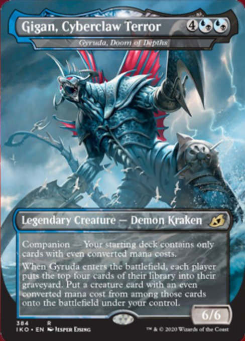 Gigan, Cyberclaw Terror (Ikoria: Lair of Behemoths) Near Mint