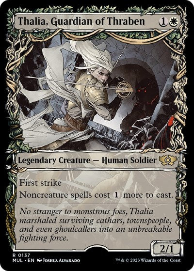 Thalia, Guardian of Thraben (Halo Foil) (March of the Machine: Multiverse Legends) Near Mint