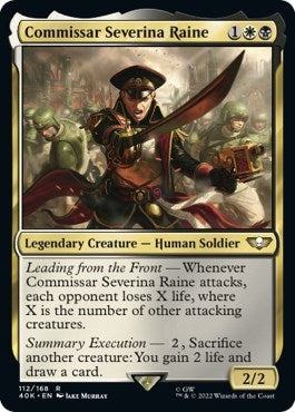 Commissar Severina Raine (Surge Foil) (Universes Beyond: Warhammer 40K) Near Mint