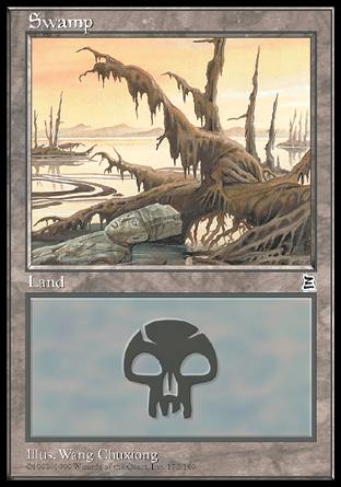 Swamp (172) (Portal Three Kingdoms) Near Mint