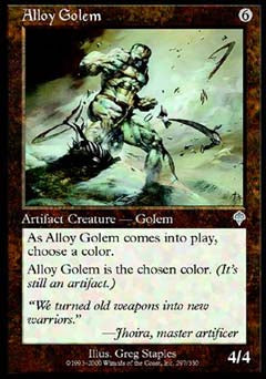 Alloy Golem (Invasion) Near Mint