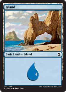 Island (297) (Commander 2018) Near Mint