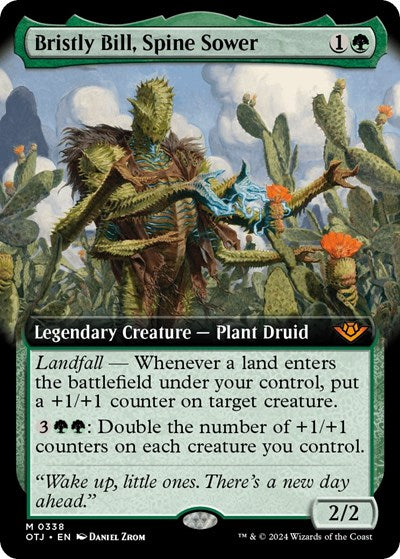 Bristly Bill, Spine Sower (Extended Art) (Outlaws of Thunder Junction) Near Mint