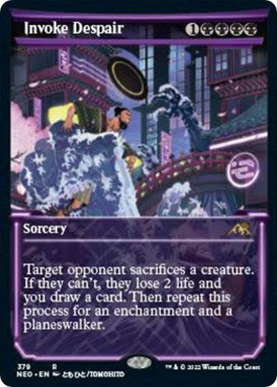 Invoke Despair (Showcase) (Kamigawa: Neon Dynasty) Near Mint