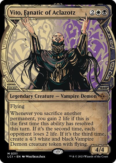 Vito, Fanatic of Aclazotz (Showcase) (The Lost Caverns of Ixalan) Near Mint