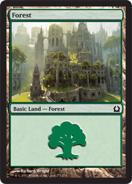 Forest (273) (Return to Ravnica) Near Mint Foil