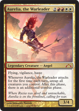 Aurelia, the Warleader (Gatecrash) Near Mint Foil