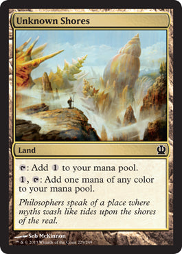 Unknown Shores (Theros) Near Mint Foil